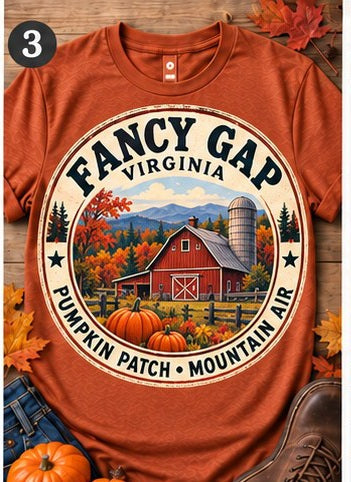 KFO SYT-Fancy Gap — Item #2119 — Fancy Gap fall T-shirt round-stamp collection - look 3