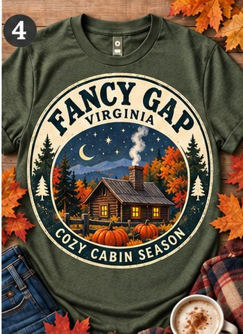 KFO SYT-Fancy Gap — Item #2120 — Fancy Gap fall T-shirt round-stamp collection - look 4