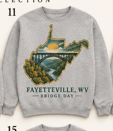 KFO SYT-Fayetteville — Item #2143 — Fayetteville Bridge Day Stamp Sweatshirt Collection - look 3