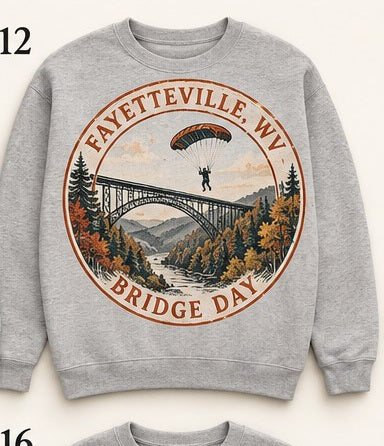 KFO SYT-Fayetteville — Item #2144 — Fayetteville Bridge Day Stamp Sweatshirt Collection - look 4