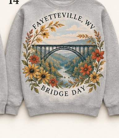 KFO SYT-Fayetteville — Item #2146 — Fayetteville Bridge Day Stamp Sweatshirt Collection - look 6