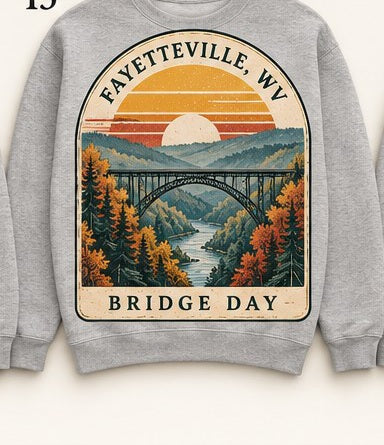 KFO SYT-Fayetteville — Item #2147 — Fayetteville Bridge Day Stamp Sweatshirt Collection - look 7