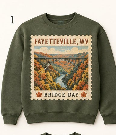 KFO SYT-Fayetteville — Item #2149 — Fayetteville Bridge Day Sweatshirt Catalog - look 1