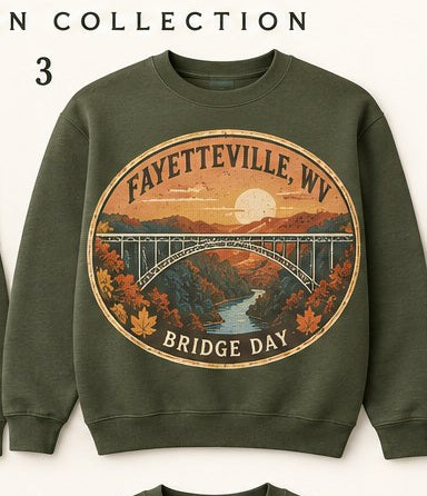 KFO SYT-Fayetteville — Item #2151 — Fayetteville Bridge Day Sweatshirt Catalog - look 3