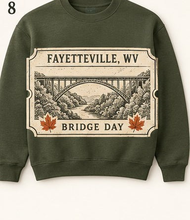 KFO SYT-Fayetteville — Item #2156 — Fayetteville Bridge Day Sweatshirt Catalog - look 8