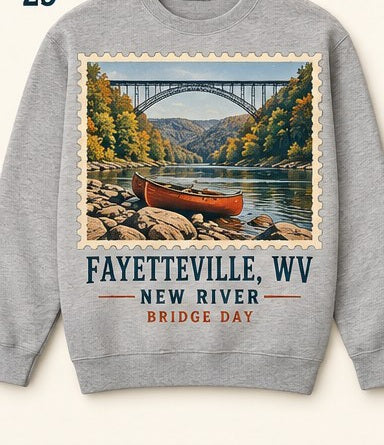 KFO SYT-Fayetteville — Item #2161 — Fayetteville New River Souvenir Sweatshirt Catalog - look 5