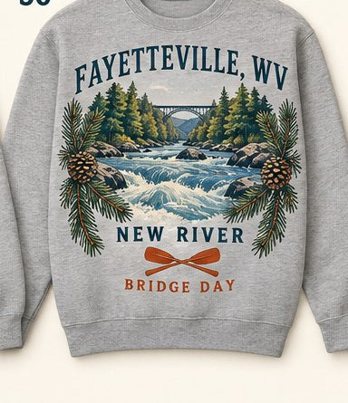KFO SYT-Fayetteville — Item #2162 — Fayetteville New River Souvenir Sweatshirt Catalog - look 6