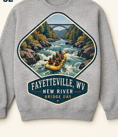 KFO SYT-Fayetteville — Item #2164 — Fayetteville New River Souvenir Sweatshirt Catalog - look 8