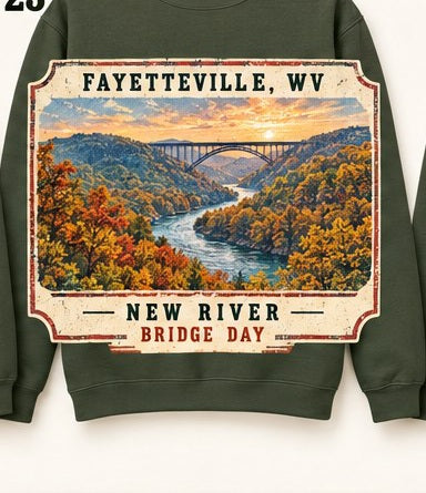 KFO SYT-Fayetteville — Item #2171 — Fayetteville New River Vintage Sweatshirt Collection - look 7