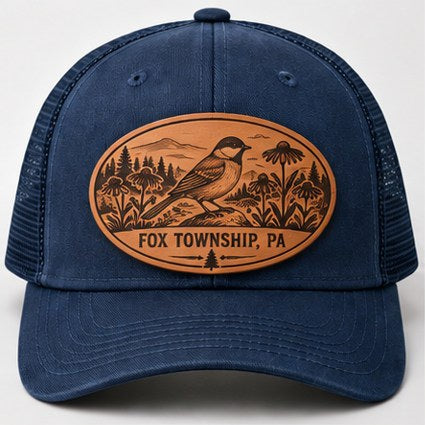 KFO SYT-Fox Township — Item #2173 — Eight Fox Township leather patch hats - look 1