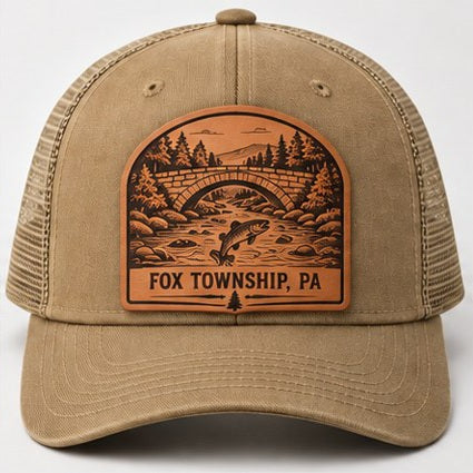 KFO SYT-Fox Township — Item #2174 — Eight Fox Township leather patch hats - look 2