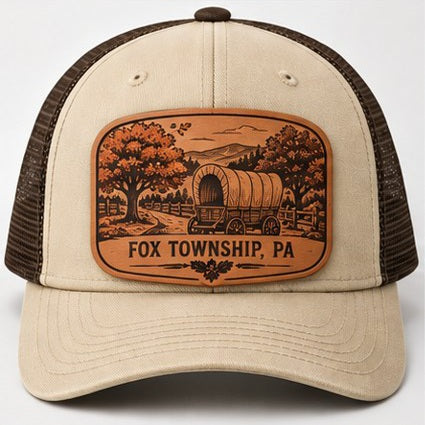 KFO SYT-Fox Township — Item #2177 — Eight Fox Township leather patch hats - look 5