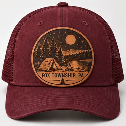 KFO SYT-Fox Township — Item #2178 — Eight Fox Township leather patch hats - look 6