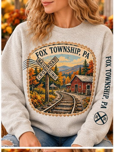 KFO SYT-Fox Township — Item #2190 — Eight Fox Township vintage sweatshirt designs - look 2