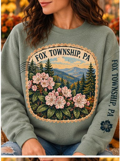 KFO SYT-Fox Township — Item #2191 — Eight Fox Township vintage sweatshirt designs - look 3