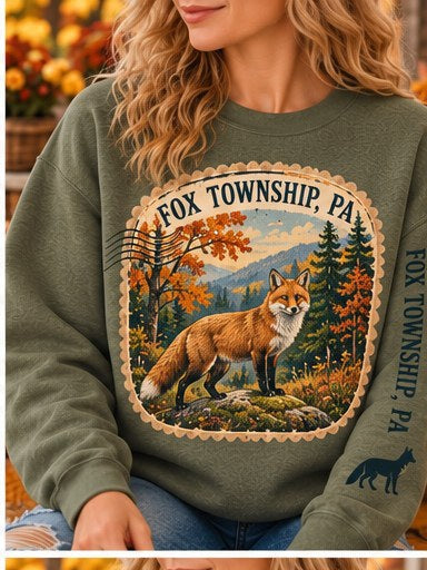 KFO SYT-Fox Township — Item #2192 — Eight Fox Township vintage sweatshirt designs - look 4