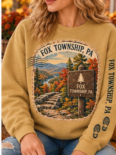 KFO SYT-Fox Township — Item #2196 — Eight Fox Township vintage sweatshirt designs - look 8