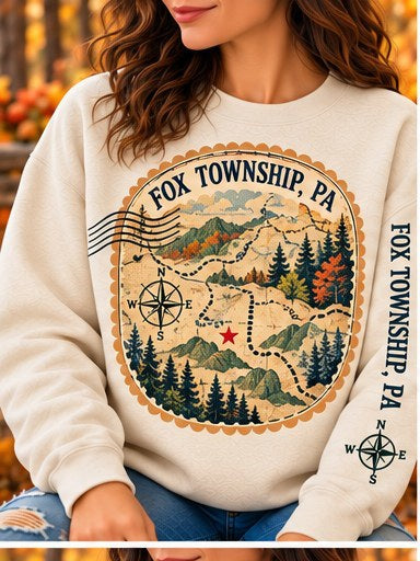 KFO SYT-Fox Township — Item #2219 — Fox Township Vintage Autumn Sweatshirt Lookbook - look 1