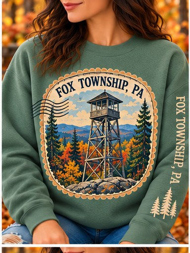 KFO SYT-Fox Township — Item #2221 — Fox Township Vintage Autumn Sweatshirt Lookbook - look 3