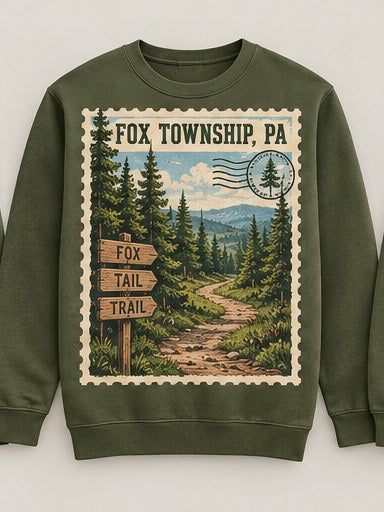 KFO SYT-Fox Township — Item #2228 — Fox Township Vintage Stamp Sweatshirts - look 2