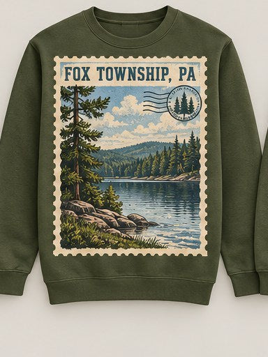 KFO SYT-Fox Township — Item #2233 — Fox Township Vintage Stamp Sweatshirts - look 7