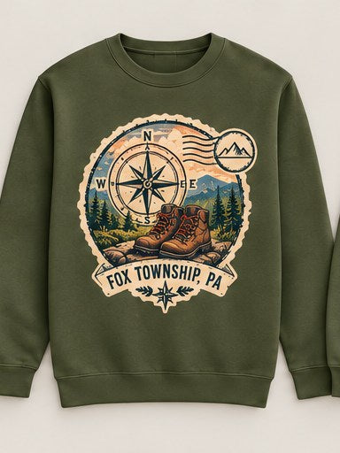 KFO SYT-Fox Township — Item #2245 — Fox Township vintage stamp sweatshirt collection - look 3
