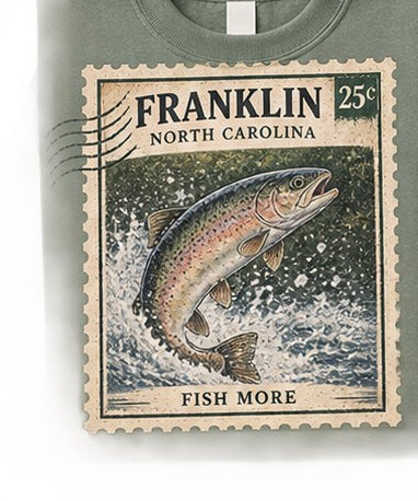 KFO SYT-Franklin — Item #2343 — Franklin North Carolina Vintage Stamp Sweatshirts - look 7