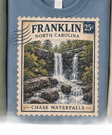 KFO SYT-Franklin — Item #2344 — Franklin North Carolina Vintage Stamp Sweatshirts - look 8