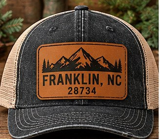 KFO SYT-Franklin — Item #2352 — Franklin, NC Leather Patch Hat Collection - look 1