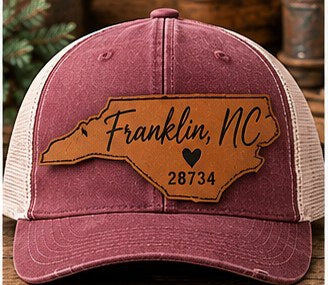 KFO SYT-Franklin — Item #2354 — Franklin, NC Leather Patch Hat Collection - look 3