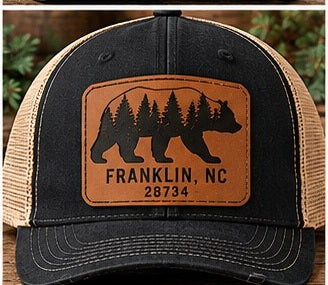KFO SYT-Franklin — Item #2357 — Franklin, NC Leather Patch Hat Collection - look 6