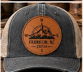 KFO SYT-Franklin — Item #2358 — Franklin, NC Leather Patch Hat Collection - look 7