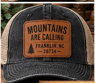 KFO SYT-Franklin — Item #2365 — Franklin, NC Leather Patch Hat Collection - look 14