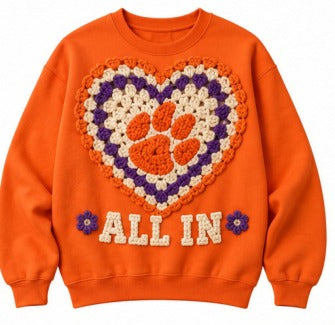 Clemson All In Heart CC03