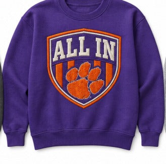Clemson All In Shield CE05