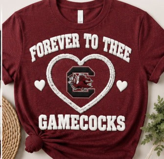 Carolina Gamecocks Forever to Thee Heart GP03