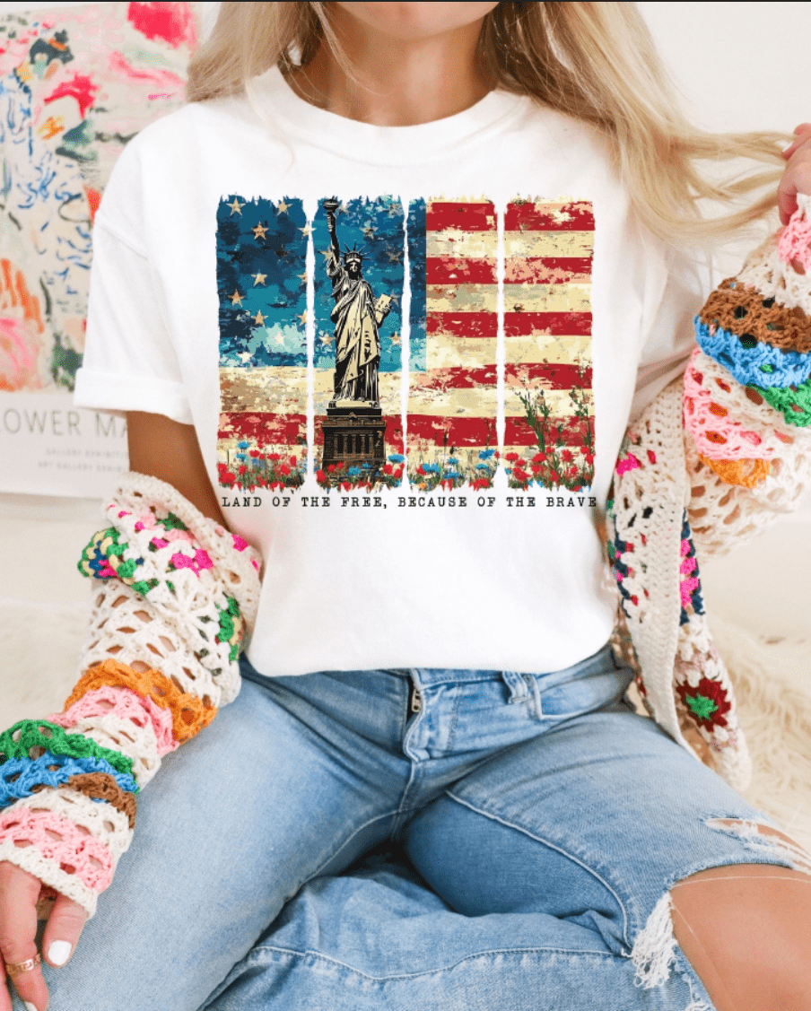 Land of the Free Graphic Apparel