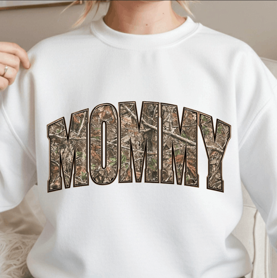 Mommy Camouflage Graphic Apparel