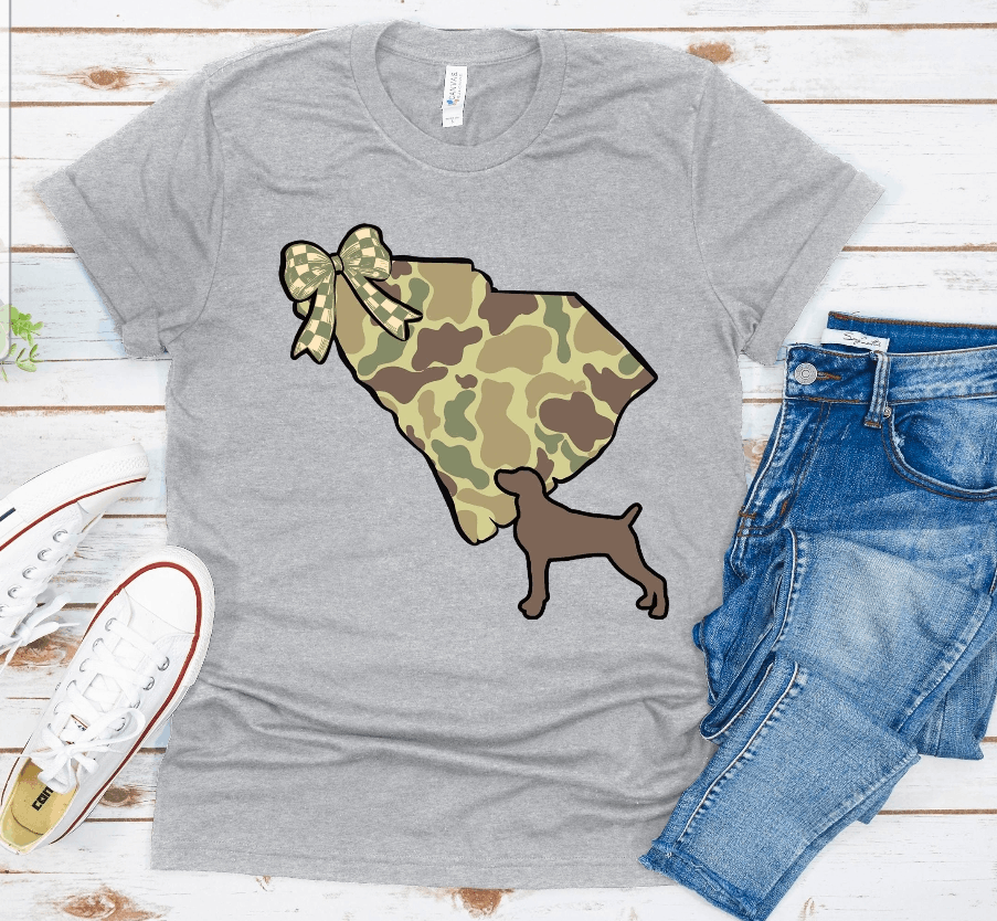 Carolina Camouflage Graphic Apparel
