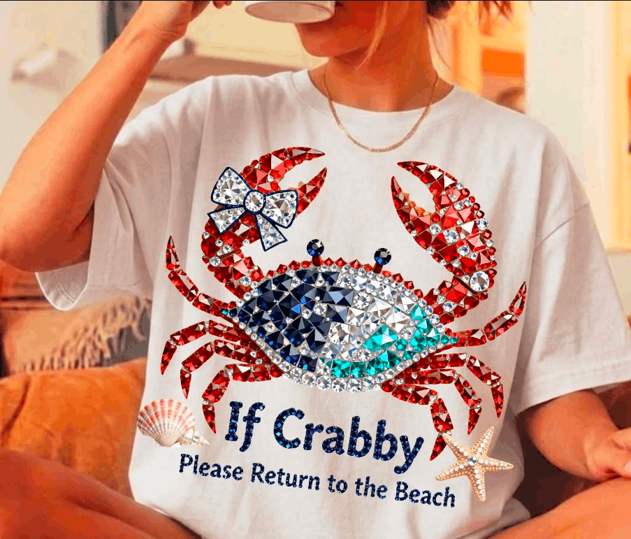 If Crabby Sparkle Graphic Apparel