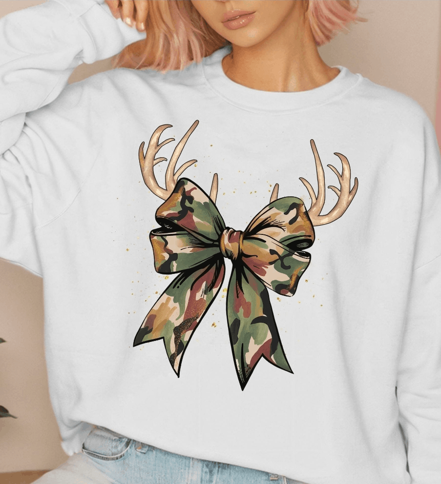 Antler Bow Camouflage Graphic Apparel