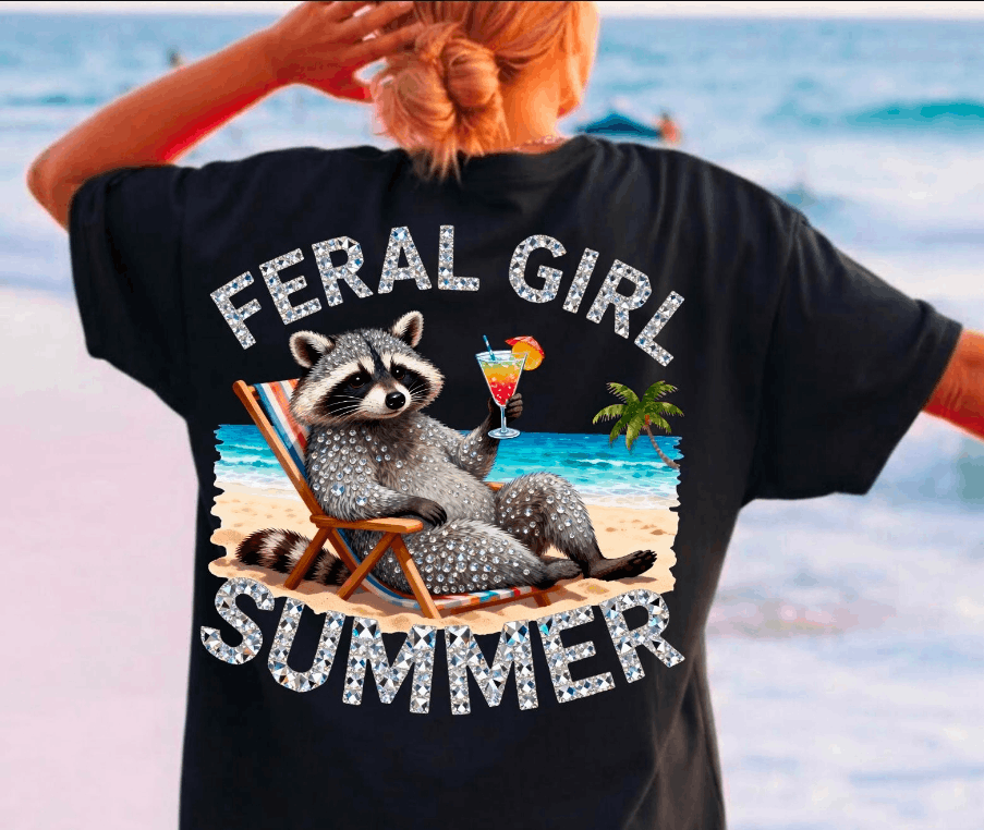Feral Girl Summer Graphic Apparel