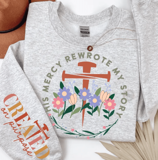 His Mercy Graphic Apparel