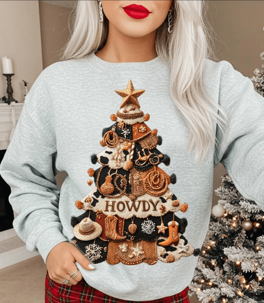 A Howdy Christmas Graphic Apparel