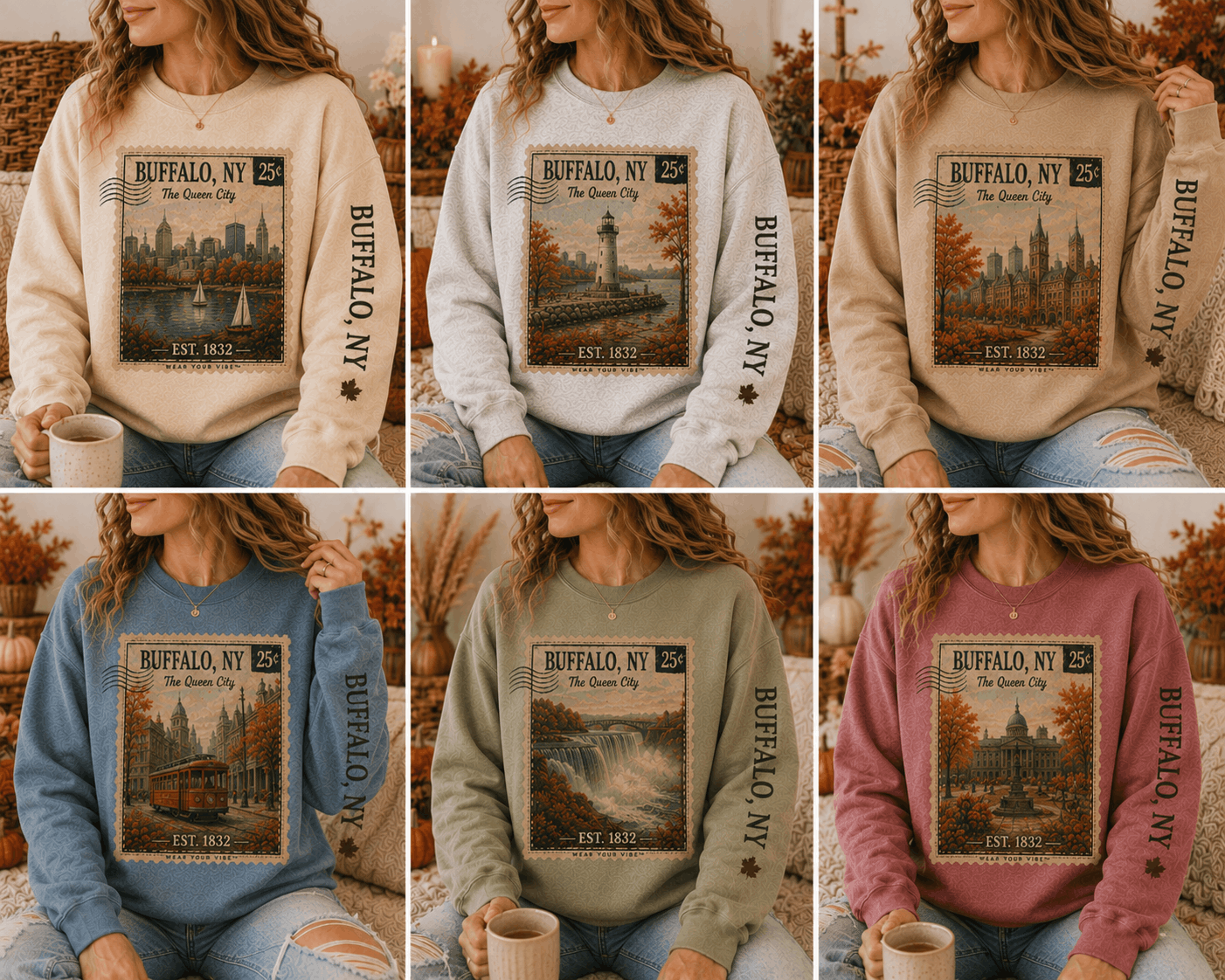 Stamp Out Your Town Fall Edition Graphic Apparel