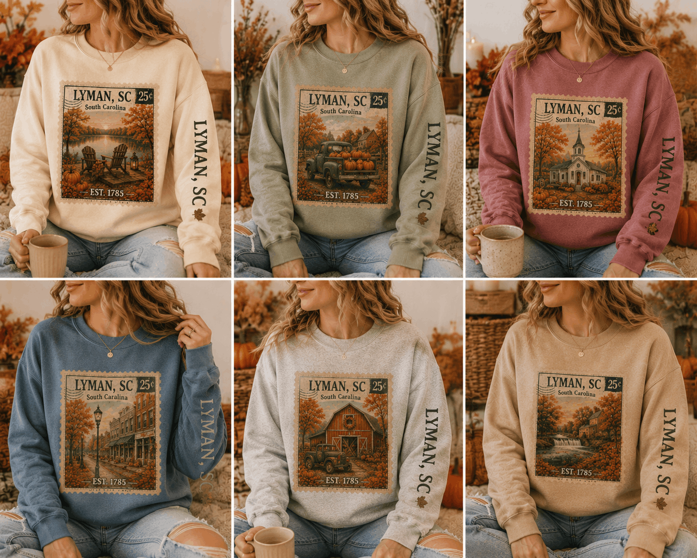 Stamp Out Your Town Fall Edition Graphic Apparel