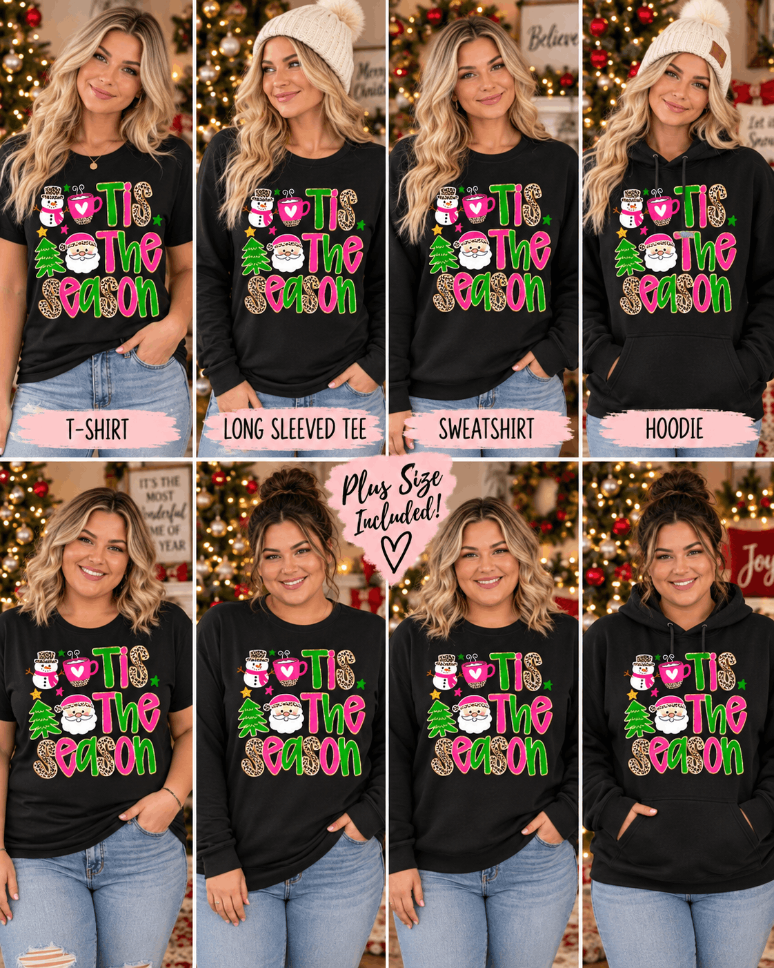 Preppy Tis The Season Graphic Apparel