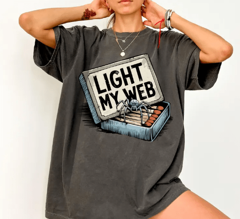 Light My Web Graphic Apparel